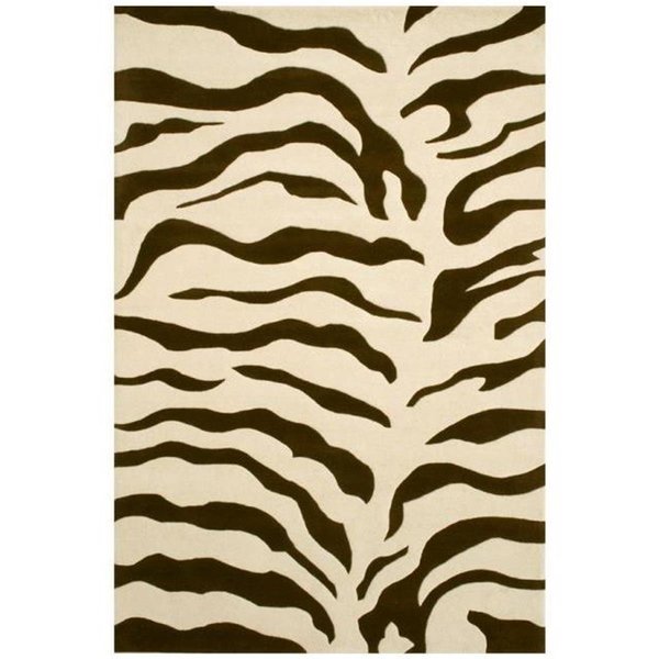 Safavieh 2 x 3 ft. Accent Contemporary Soho Beige and Black Hand Tufted Rug SOH784A-2
